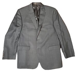 Lauren Ralph Lauren Classic Fit Wool Suit Jacket Blazer Career Academia Gray 42R